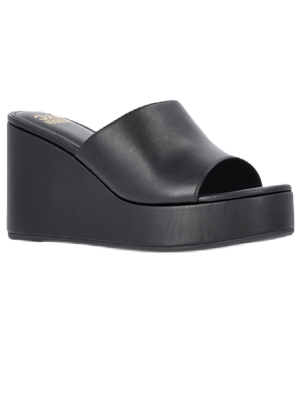 Madden NYC Black Platform Boho Wedge Slide on Sandals - Women's 7 - Picture 7 of 15
